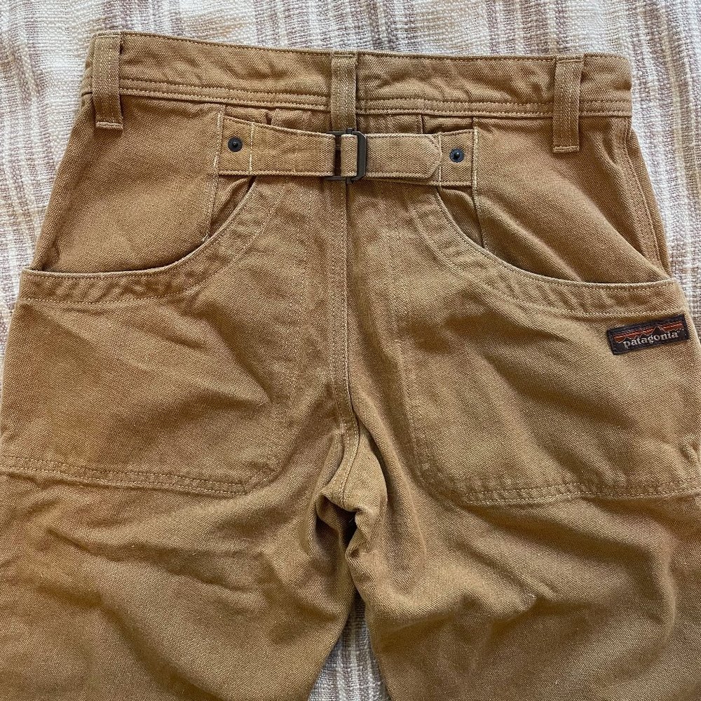 Patagonia camel cargo pants